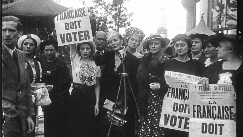 29 Avril 1945 : Les Françaises Votent Pour La Première Fois | Georges ...